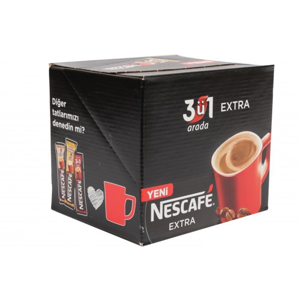 Nescafe 3'ü 1 Arada Extra 16,5 gr 48'li Paket