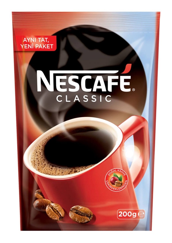 Nescafe Classic Kahve 200 gr. Poşet