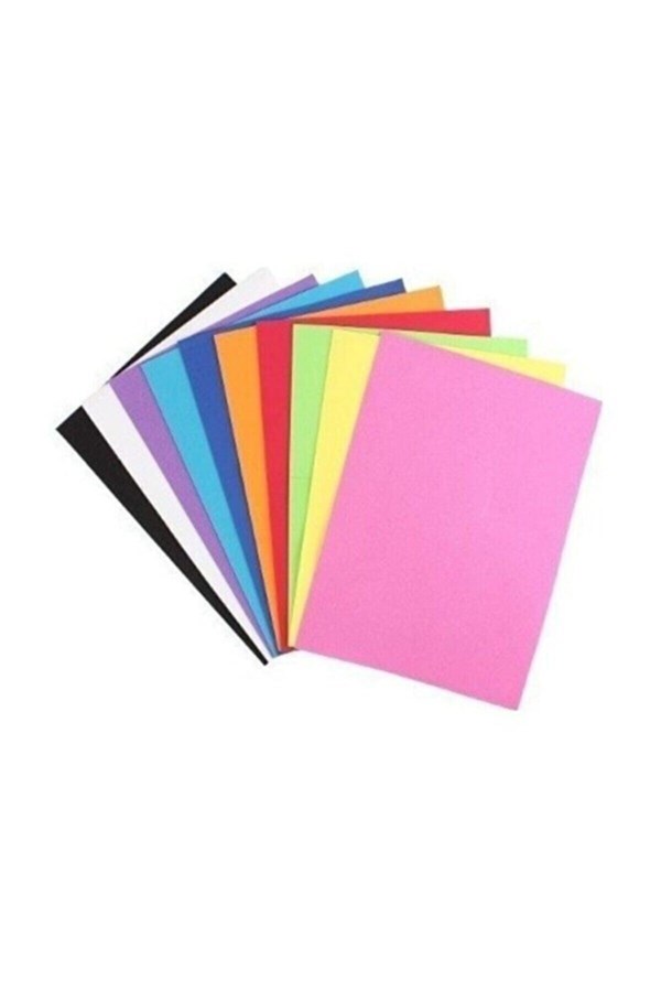 Stilo A4 Fosforlu Renkli Fotokopi Kağıdı 10 Renk - 100 Adet