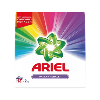 Ariel Toz Çamaşır Deterjanı Parlak Renkler 2 kg