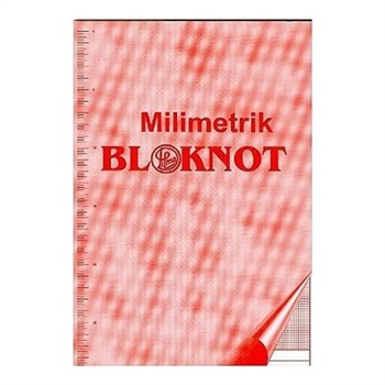 Dilman Milimetrik Bloknot A3 Kırmızı