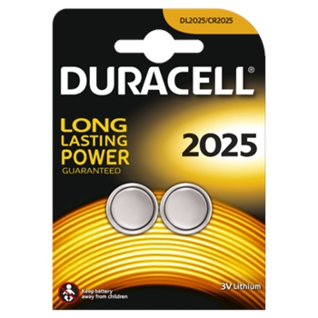 Duracell 2025 DL/CR Pil 3 V Lityum 2'li Paket