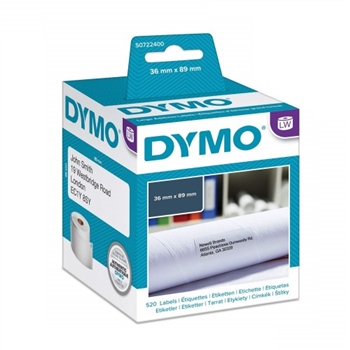 Dymo LW Geniş Adres Etiketi 99012 (89mm x 36mm)