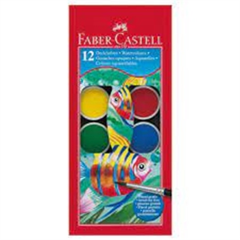 Faber Castell 12 Renk Büyük Boy Sulu Boya