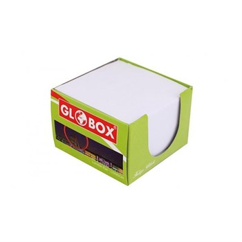 Globox 8X8 cm Küp Blok Beyaz
