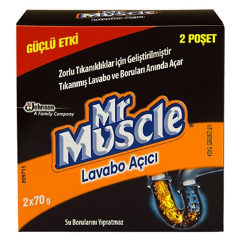 Mr.Muscle Toz Lavabo Açıcı 2 x 70 gr.