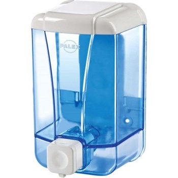 Palex 3420 Sıvı Sabun Dispenseri 500 ml - Şeffaf Mavi