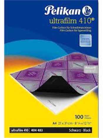 Pelikan Ultra Film 410 Karbon Kağıdı Siyah 100'lü Paket