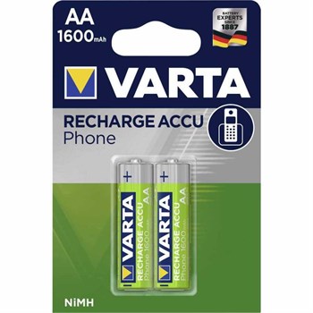 Varta Recharge Accu Phone Aa 1600 Mah Şarj Edilebilir Pil 2Li